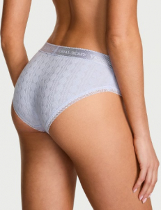 Logo Heart Pointelle Hiphugger Panty