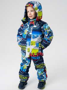 Комплект зимний для мальчика: куртка, полукомбинезон