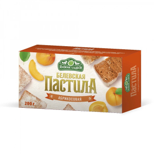 Белёвская пастила абрикосовая, 200г (20шт/кор)