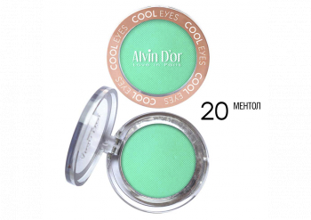 Тени для век Cool Eyes Alvin D`or зеленый 20 ментол матовые