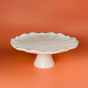 133-417 Блюдо 39,5х11,5см на ножке ШАРМЕЛЬ в под.уп.(х4)Фарфор