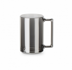 Кружка ФИТНЕС СИЯЮЩИЙ ГРАФИТ 320мл