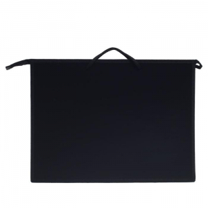 Папка для чертежей и рисунков A3, 420 х 343 х 50 мм, с ручками, пластиковая, молния сверху, 0.9 мм, 