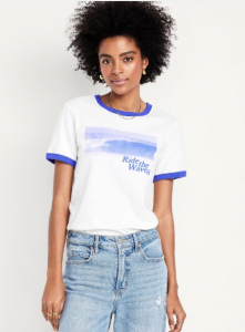 EveryWear Crew-Neck Graphic T-Shirt