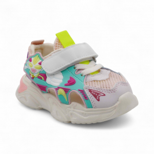 Кроссовки Х16-В зелено розовые