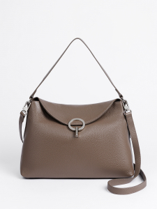 Женская кожаная сумка Richet 3282LN 612 Тауп