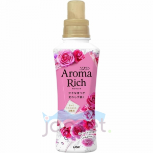 Lion Aroma Rich Catherine Ополаскиватель для белья дезодорирующий с натуральными ароматическими маслами, клубника, персик, роза, пион, 480 мл