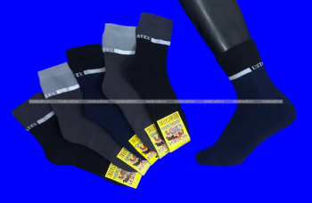 5 ПАР - ЮстаТекс носки подростковые 3с15 внутри махра на мальчиков