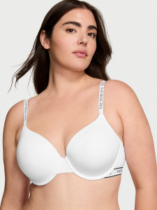 Lightly Lined Full-Coverage Cotton Bra