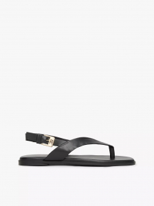 Flat Leather Slingback Sandal