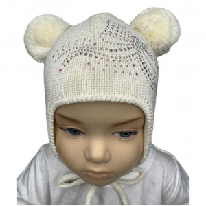 2134 Шапка зимняя для девочек TuTu