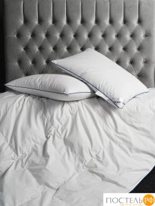MEDSLEEP MAYURA Подушка 70х70, 1пр., хлопок-тик/пух утиный, 1300 г