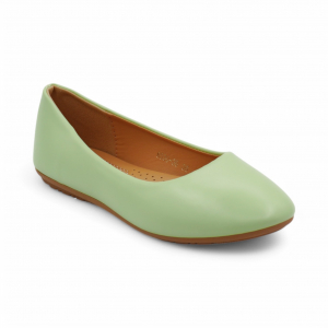 Женские балетки 6030-36 светло зеленые