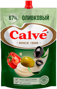 «Calve», майонез «Оливковый» 67%, 400г