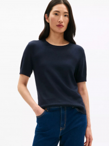 Lightweight Short-Sleeve Sweater