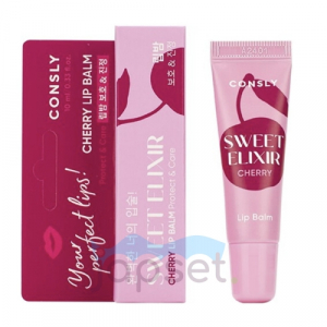 Consly Sweet Elixir Бальзам для губ с экстрактом вишни, 10 мл