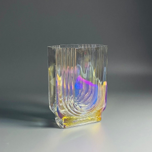 200-193 Декоративная ваза для цветов 21см в под.уп.(х8)Стекло