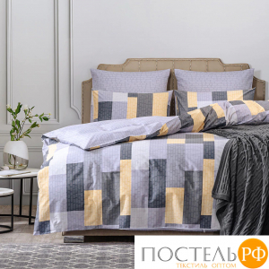 Estia ЭНТОН КПБ 145х215-1/180х220-1/50х70-2, 4 пр., хл./сатин