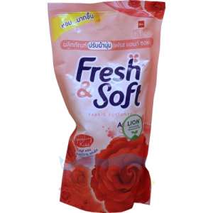 Lion Essence Fresh & Soft Кондиционер для белья Red Rose, мягкая упаковка, 600 мл