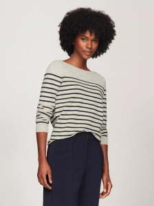 Stripe Boatneck Sweater