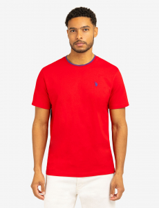 TIPPED CREW NECK COLLAR T-SHIRT