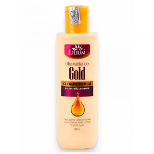 Очищающее молочко золотое для лица и тела. Lilium