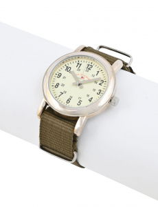 USPA JUNIOR GREEN NYLON STRAP WATCH