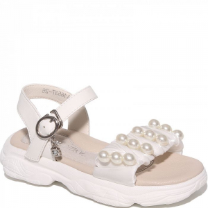 A16542 бел Босоножки для девочек (32-37)/8