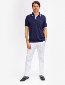 DOT PRINT POLO SHIRT