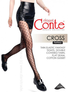 Колготки женские Fantasy Cross Conte Дроп