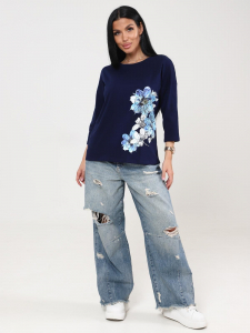 Мимулус - футболка чернильный