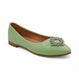 Женские балетки 6028-36 светло зеленые