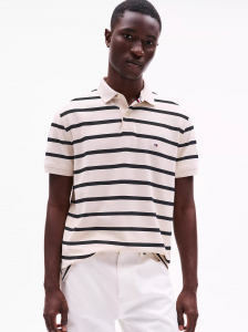 Regular Fit Stripe Wicking Polo