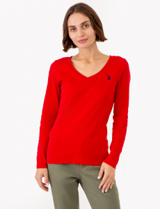 LONG SLEEVE V-NECK T-SHIRT