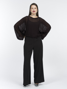 Блуза из вискозного шифона