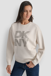 EMBELLISHED LOGO SWEATSHIRT