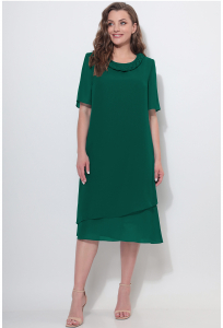 Платье Lenata 11746 изумруд