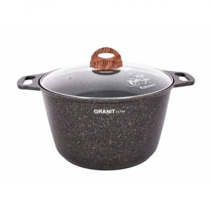Кастрюля 8,0л со ст/кр АП линия "Granit ultra" (blue) кгг82а