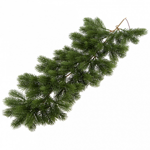 Декоративная гирлянда лиана Елка 65см, пластик, зеленый (Россия) Код : 109297 Артикул : 155.104