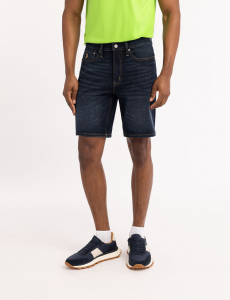 SLIM STRAIGHT 5 POCKET DENIM SHORTS