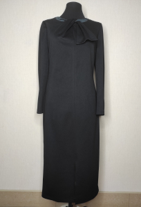 Платье Bazalini 5012-3 чёрный бант