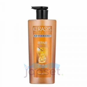 Kerasys Advanced Ampoule Shampoo Восстанавливающий ампульный шампунь с кератином, 600 мл