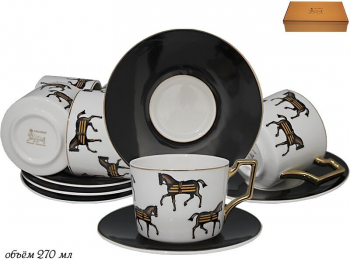 244-007 Чайный набор 12пр. 250 мл в под.уп.(х8) Фарфор