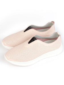 03-YD19-2D LT. PINK Полуботинки спортивные женские (натуральная кожа)