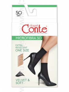 Носки женские Microfibra 50 New Conte Дроп п/а