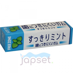 Lotte Free Zone Gum Жевательная  резинка, вкус мяты, пластинки, 25,2 гр