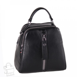 Рюкзак женский кожаный 99451 black Velina Fabbiano-Safenta/30