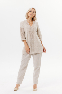 Джемпер из льна 4-293