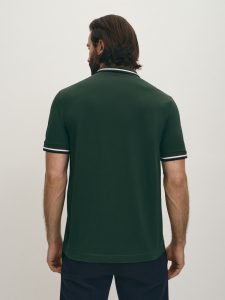 Поло из хлопкового трикотажа