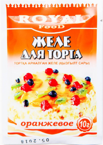 * Желе для торта оранжевое10гр*240шт.